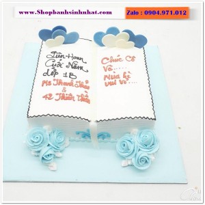 Bánh Sinh Nhật Cuốn Sách - RT02